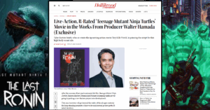 만화 더 라스트 오브 로닌 실사 영화 '닌자 거북이: 라스트 로닌' R 등급 제작 소식 할리우드 리포터 기사 내용